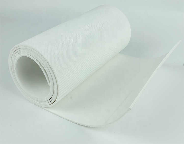 White diamond surface food grade conveyor belt best price for food industry