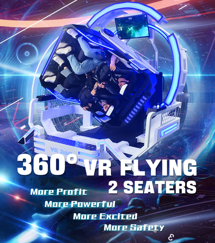 Vr Chair 360 Vr Simulator Virtual Reality Arcade Machine Coin Operated Games Amusement Park Rides 9D Egg Vr Cinema