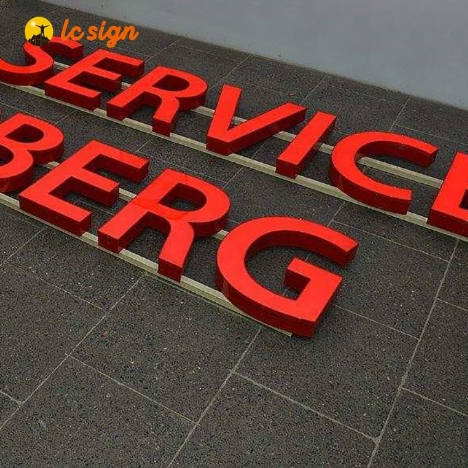 Supermarket Outdoor Signage LED Channel Letters Signage Lighting Acrylic LED Sign Boards