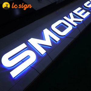 Outdoor Indoor Wall Logo Led Channel Letter Company Signage Led 3d Letter Sign Led Sign For Smoke Shop Sign