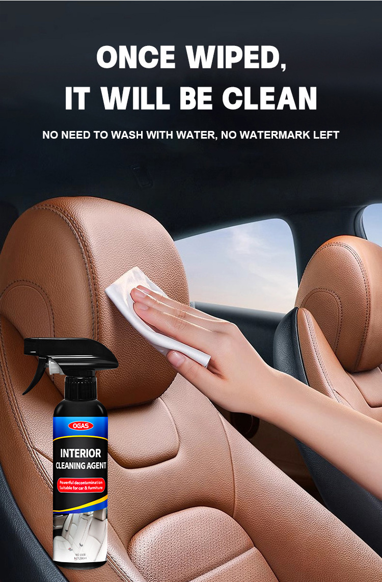 Car care manufacturer promotion deep cleaning spray car interior cleaning product Multi-purpose interior Cleaner