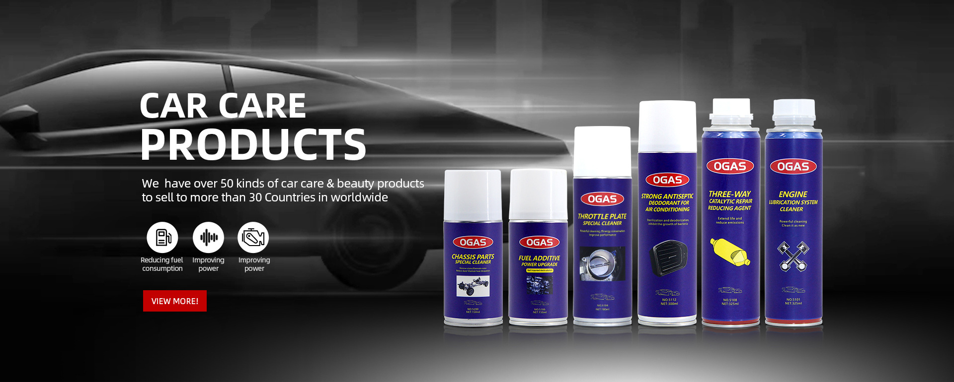 OGAS high quality 500ml aerosol Brake degreaser Spray Brake Caliper Cleaner Spray