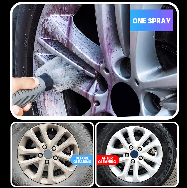 OGAS wheel cleaner 500ml spray liquid cleaning car surface quick removal of rust stains China supplier for car beauty