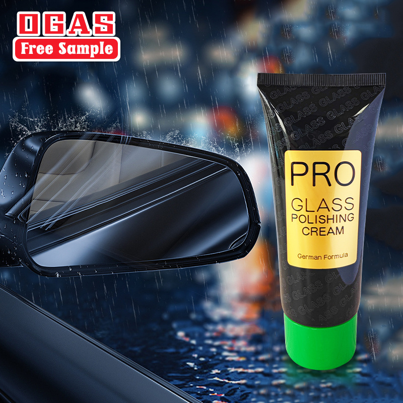 OGAS car care detailing tool kit with 100ml Glass stain removing lotion 100ml headlight restoration polish safe driving kit