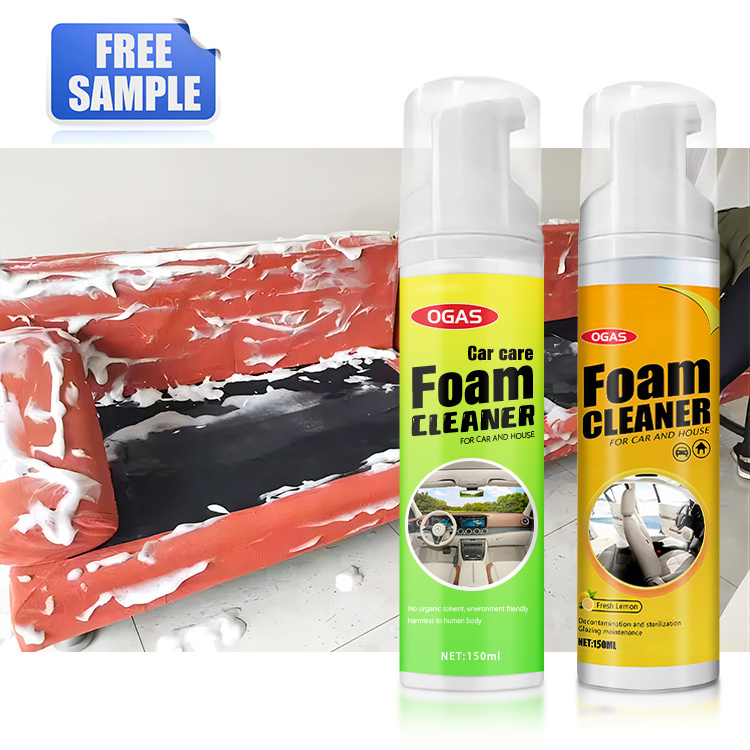 Multifunctional foam cleaner car washing spray private label 150ml multi function purpose foam cleaner