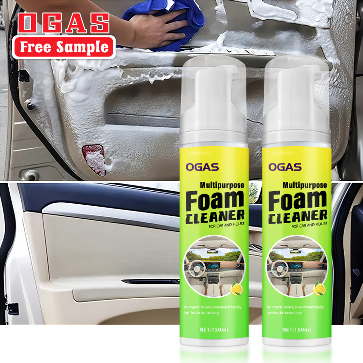 automobile interior cleaning car care foam spray custom cheap car multi purpose foam cleaner spray car foam