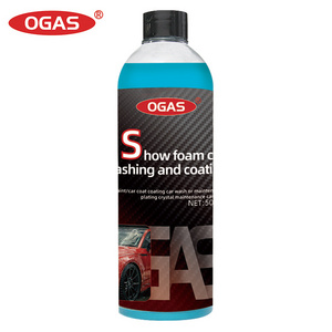 OGAS car detailng products OEM factory 500ml Car plating crystal maintenance cleaning foam car washing and coating wax shampoo