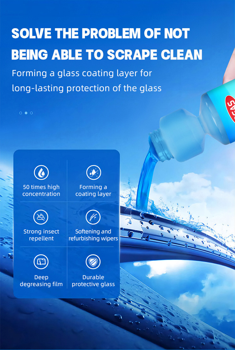 OGAS High Quality Custom Car Windscreen Cleaner Windshield Washer Fluid Windshield Wiper Washer Fluid