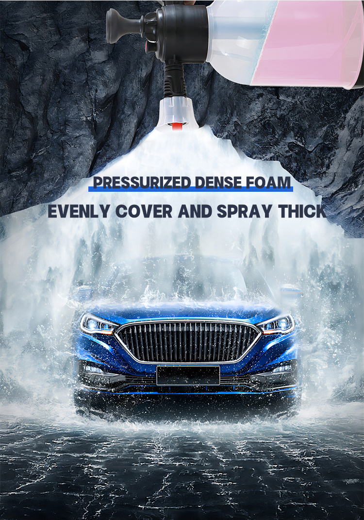 2L high pressure transparent car washing cleaning cannon foam pot spray Car Washing Cleaning Spray Gun