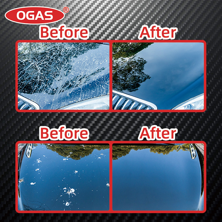 OGAS car maintenance cleaning products OEM factory 500ml car wash snow rich foam wax chemical cleaning soap coating shampoo Wax