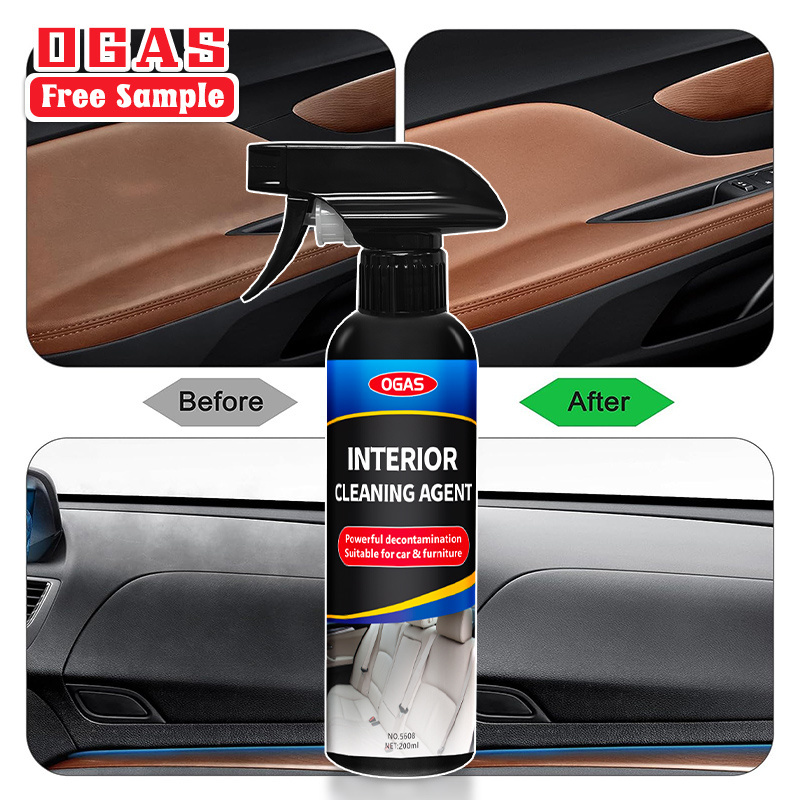 Car care manufacturer promotion deep cleaning spray car interior cleaning product Multi-purpose interior Cleaner