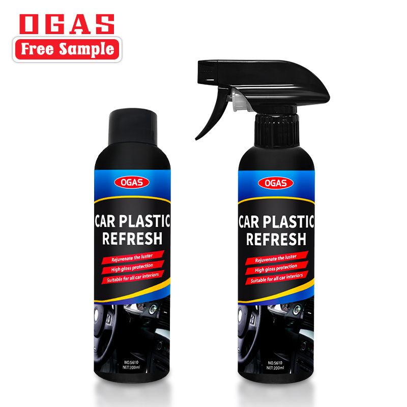 Plastic Restorer Car Dashboard Restoration Liquid Plastic Retreading Agent Spray For Car Door Panel