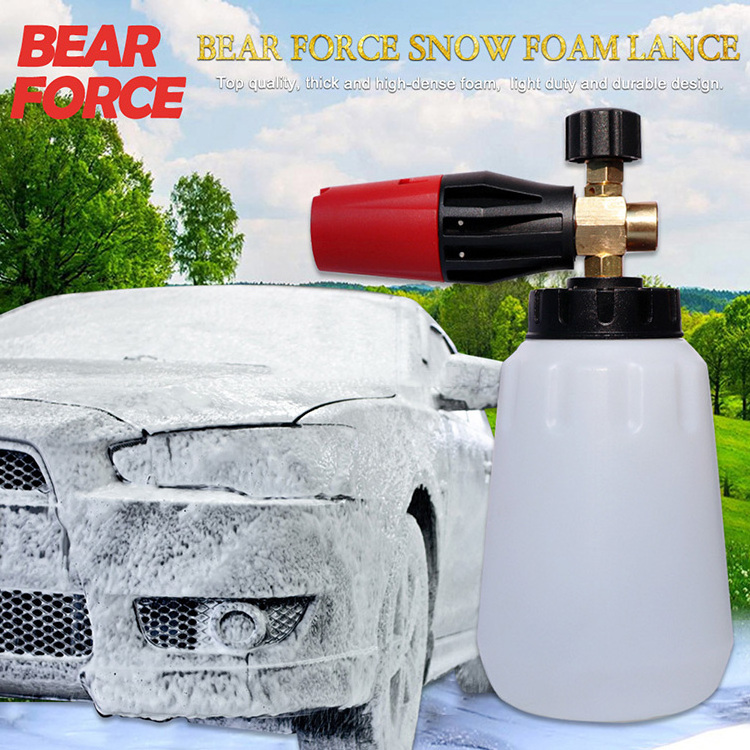 OGAS SPS Car Cleaning Red Black Foam Nozzle Spray Bottle Car Wash Transparent Snow Foam Cannon PA Foam Lance