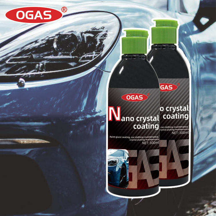 OGAS car detailing products OEM 300ml car nano crystal coating Efficient water repellent & brightening car paint polish coating