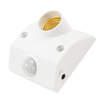 AC110V 220V Smart PIR Motion Sensor Lamp Holder Bulb Socket Adapter Auto adjustable Infrared E27 LED light Base Socket