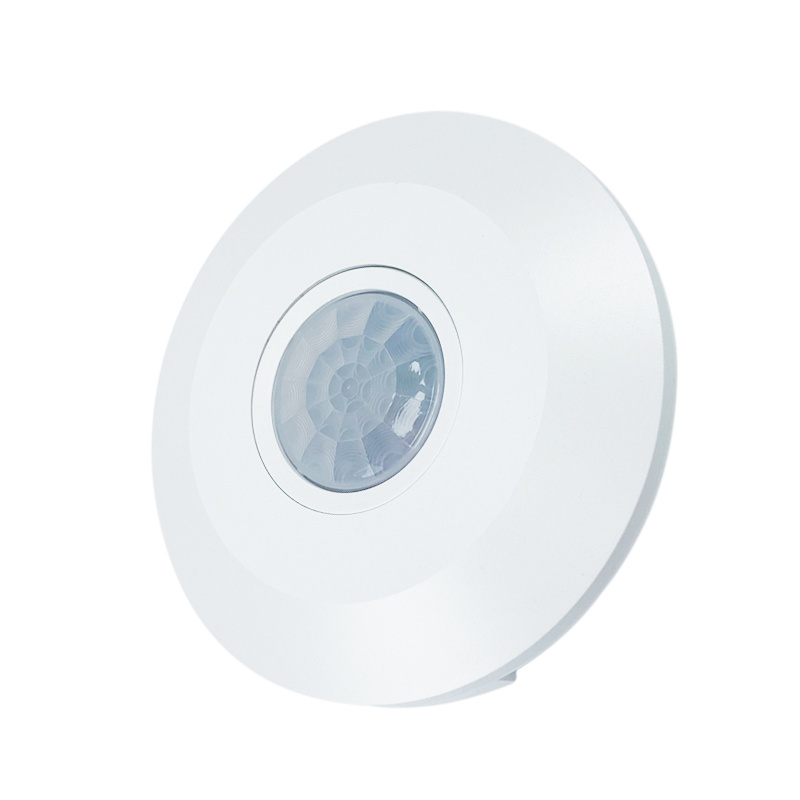 LED ultra thin Human Body Infrared Detector pir  Motion sensor Switch 360 degree ceiling surface mount