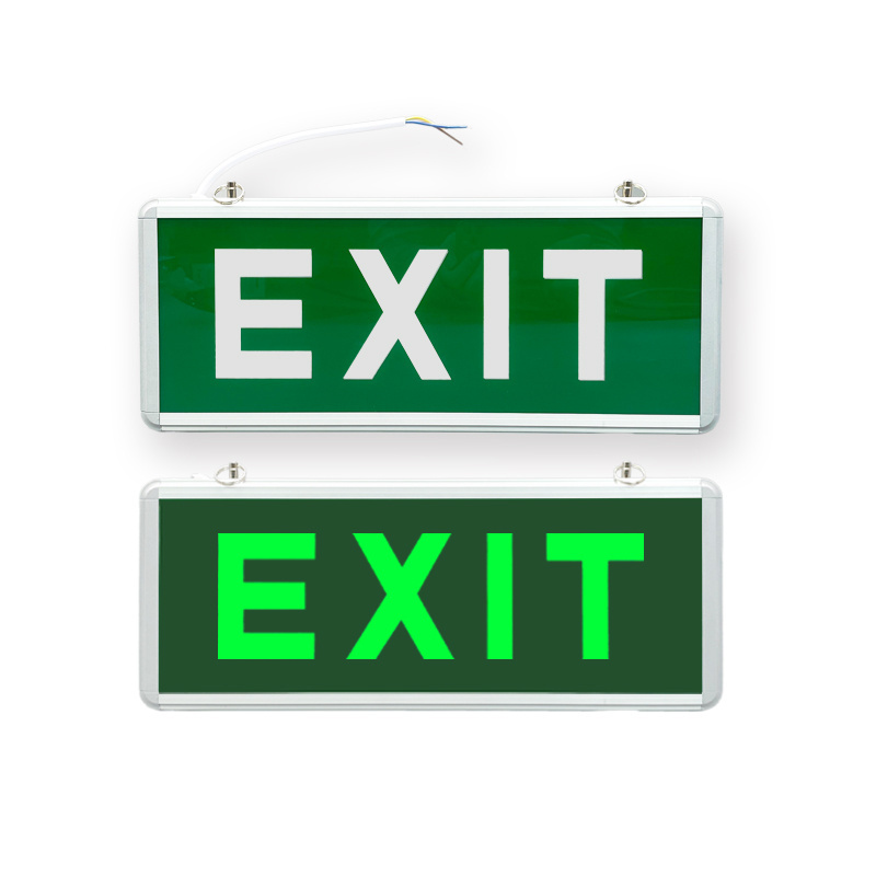 Factory price CE ROHS approved 3w emergency exit light exit sign light