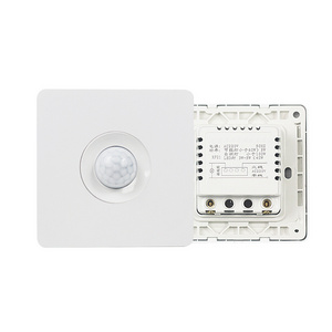 85-265V/AC 6m Max sensor distance Wall Mounted PIR Motion Sensor Automatic 86*86mm pir light sensor Switch