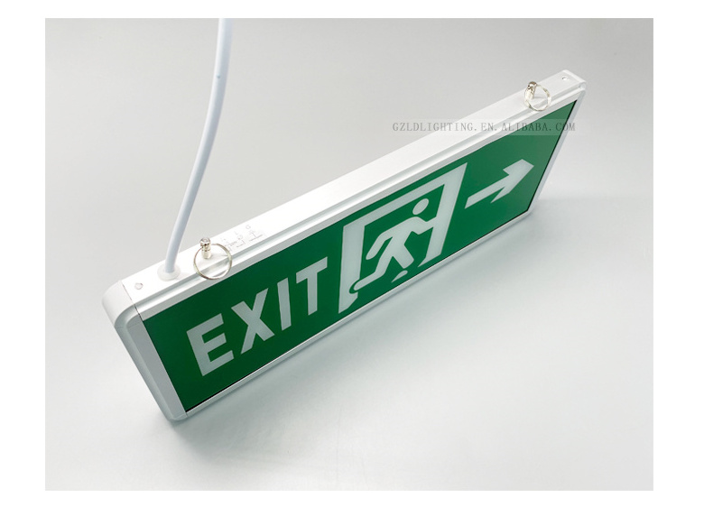 Factory price CE ROHS approved 3w emergency exit light exit sign light