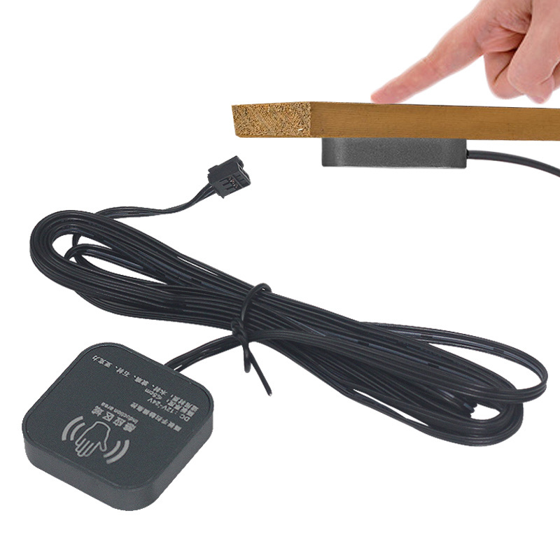 DC12V 24V ON/OFF IR Touchless hand sweep Infrared Inductive Proximity touch Sensor Switch for wood glass Kitchen Cabinet