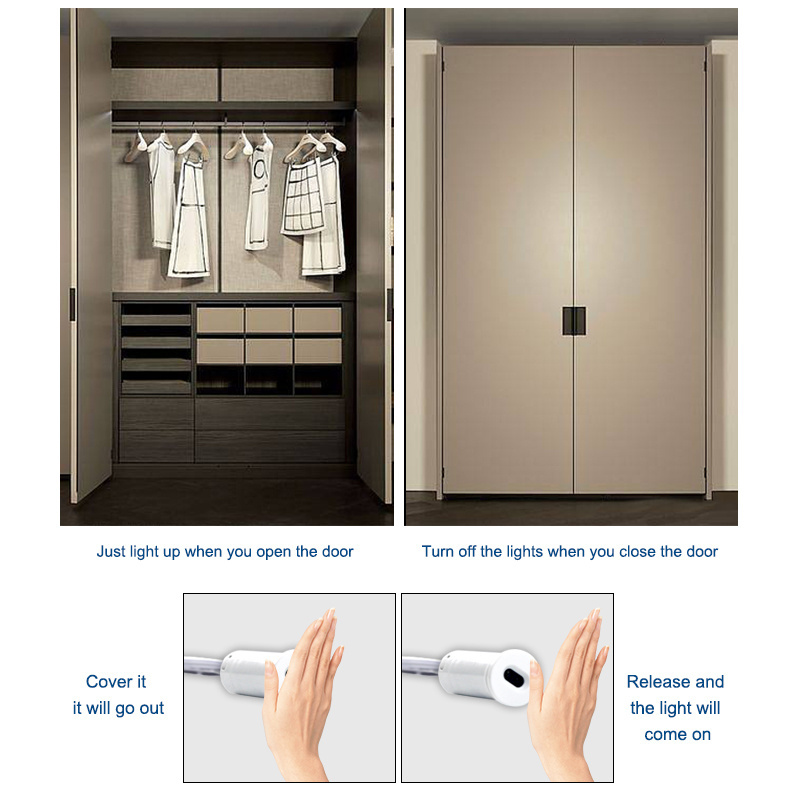 DC12V/24V 5A 60W DC plug interface Single door sensor proximity sensor  for closet cabinet led strip IR door sensor switch