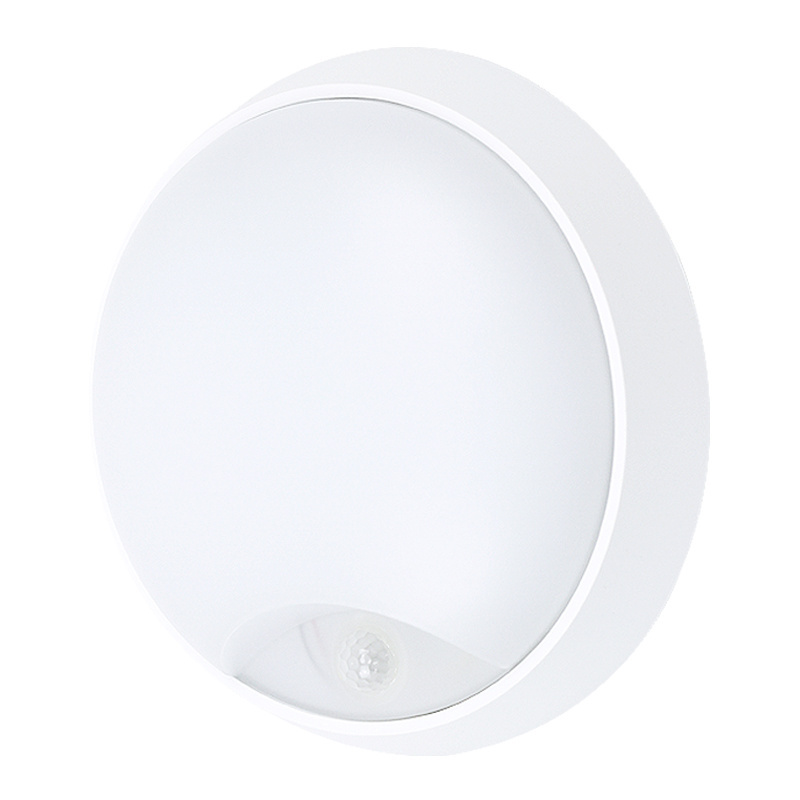 AC220V IP65 high lumen ABS waterproofLED Ceiling Lights with PIR Motion Sensor outdoor indoor round LED wall ceiling light for a