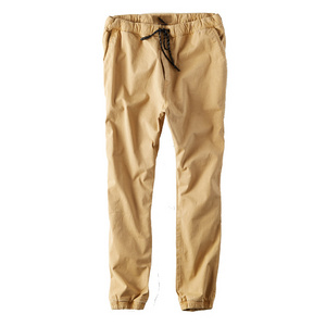 Elastic Waist and Leg Opening Jogger Mens Chino Pants