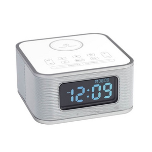 Guest Guess 2023 Dual USB Digital Alarm Clock For Hand-free Desk Alarm Radio Digital Clock With Wireless Charging