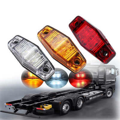 Factory Price Waterproof E-mark trailer truck side light 2 led marker light side marker lamp 24V 12V truck led marker light