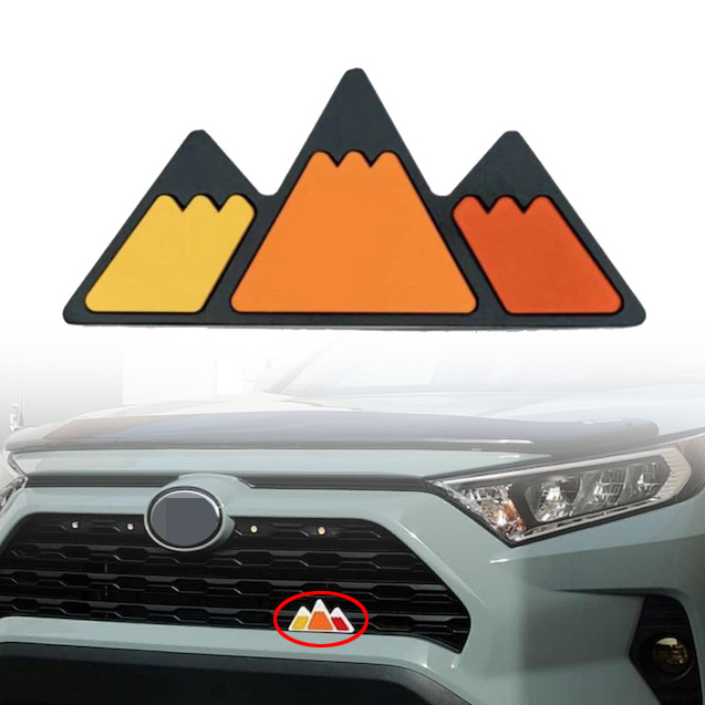 Snow Mountain HIGH COUNTRY Car Badge Emblem Decal Sticker For Ta*coma ABS car badge emblem