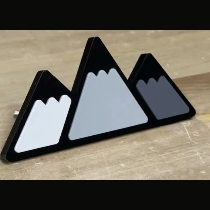 Snow Mountain HIGH COUNTRY Car Badge Emblem Decal Sticker For Ta*coma ABS car badge emblem