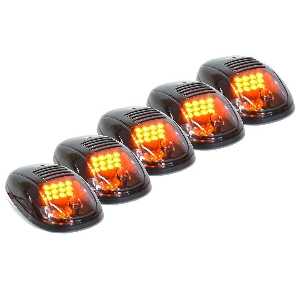 5PCS 1SET amber led Cab Lights Top Running Led Marker Light led car roof light truck top indicator For Pickup Car Off Road 4x4