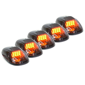 5PCS 1SET amber led Cab Lights Top Running Led Marker Light led car roof light truck top indicator For Pickup Car Off Road 4x4