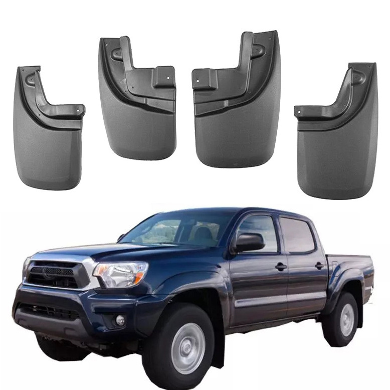 Car Rubber Mud flaps for Tacoma 2005-2015 Fender Guard Splash MudFlaps Mudguards Accessories 2006 2007 2008 2009 2010 2011 2012