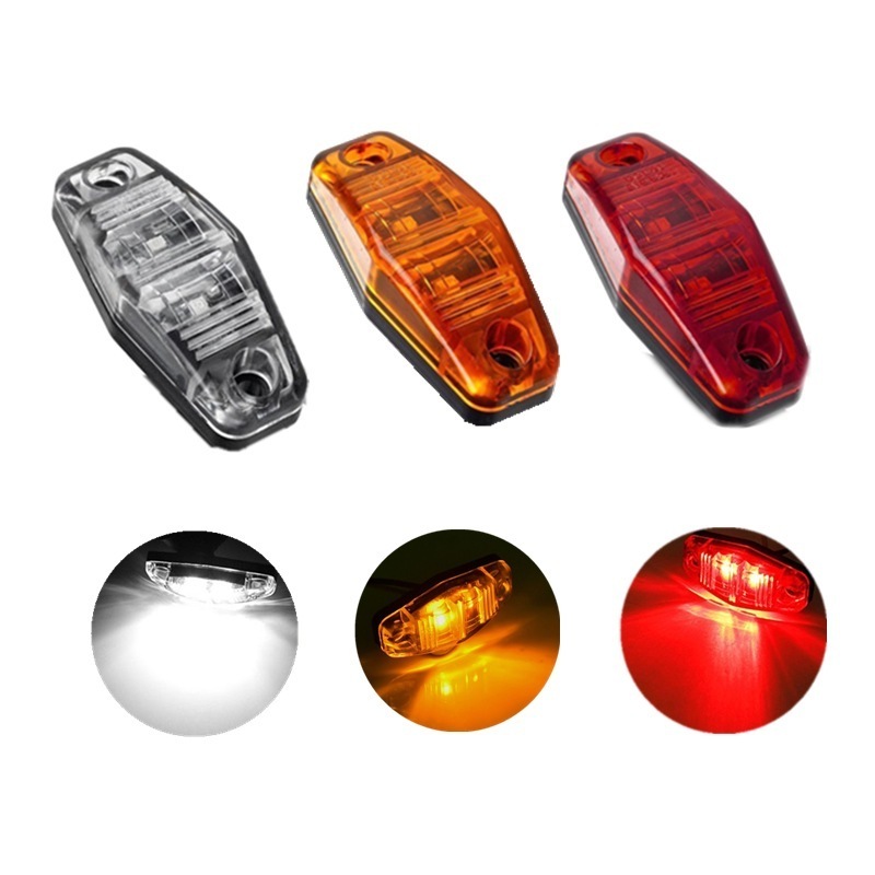 Factory Price Waterproof E-mark trailer truck side light 2 led marker light side marker lamp 24V 12V truck led marker light