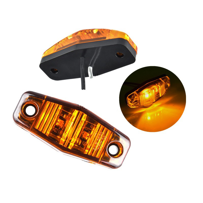 Factory Price Waterproof E-mark trailer truck side light 2 led marker light side marker lamp 24V 12V truck led marker light