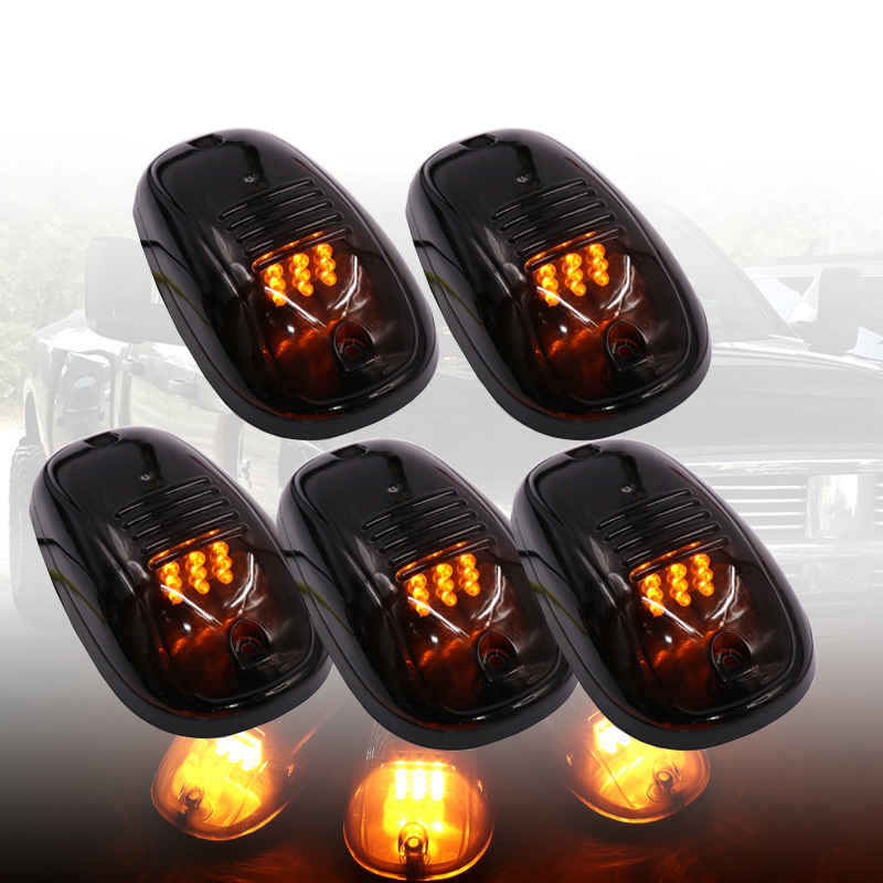 5PCS 1SET amber led Cab Lights Top Running Led Marker Light led car roof light truck top indicator For Pickup Car Off Road 4x4