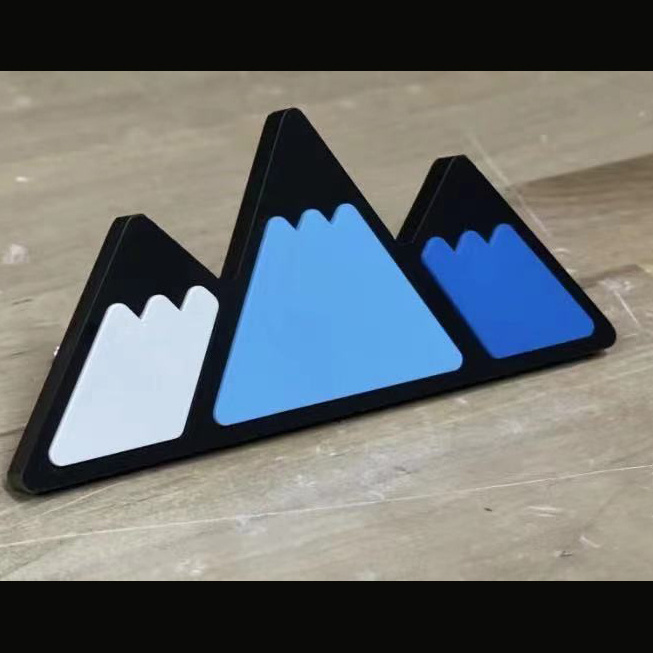 Snow Mountain HIGH COUNTRY Car Badge Emblem Decal Sticker For Ta*coma ABS car badge emblem