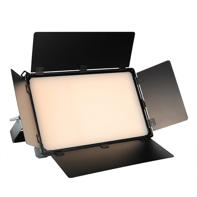 210W warm+cold white led flat panel light soft light room broadcat light 1260 for studio workshop stage photography video shoot