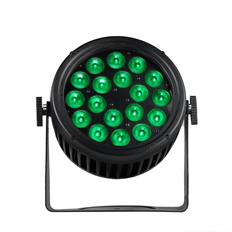 Professional stage lighting 18x12w IP LED RGBW Par can light rdm auto sound dmx master slave control