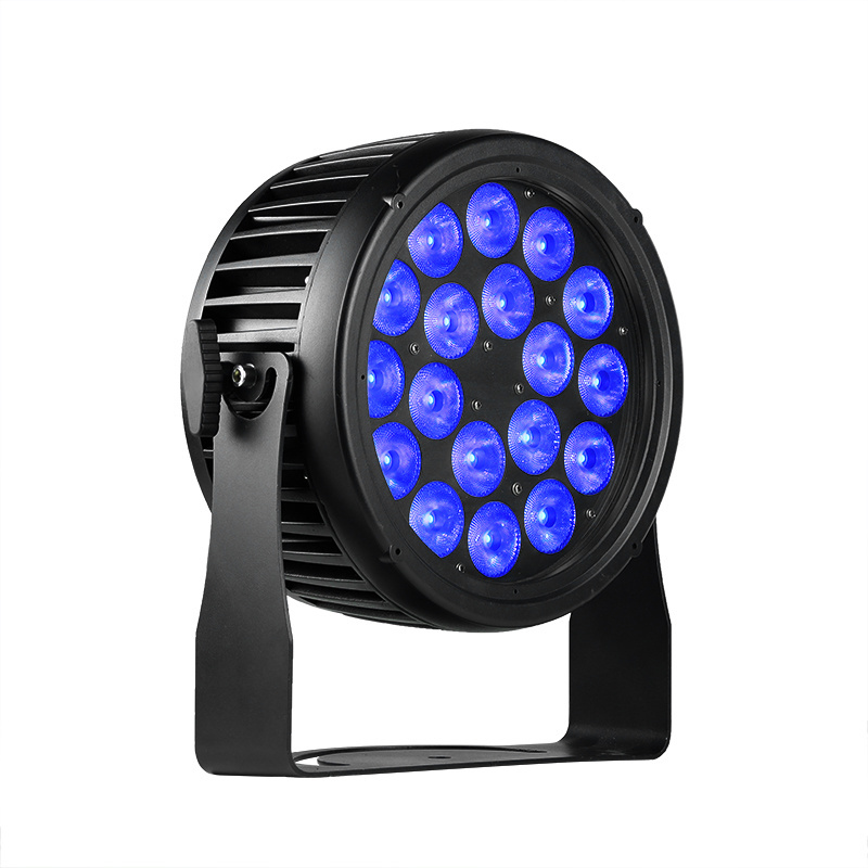 Professional stage lighting 18x12w IP LED RGBW Par can light rdm auto sound dmx master slave control