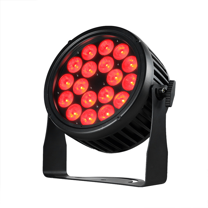 Professional stage lighting 18x12w IP LED RGBW Par can light rdm auto sound dmx master slave control