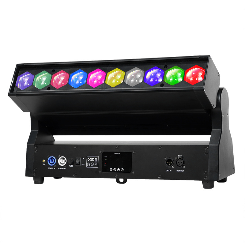 China Impression X4 Bar 10 Beam Wash Pixel Mapping RGBW DMX512 Zoom Dj Disco Event Concert 10*40W Led Moving Head Light