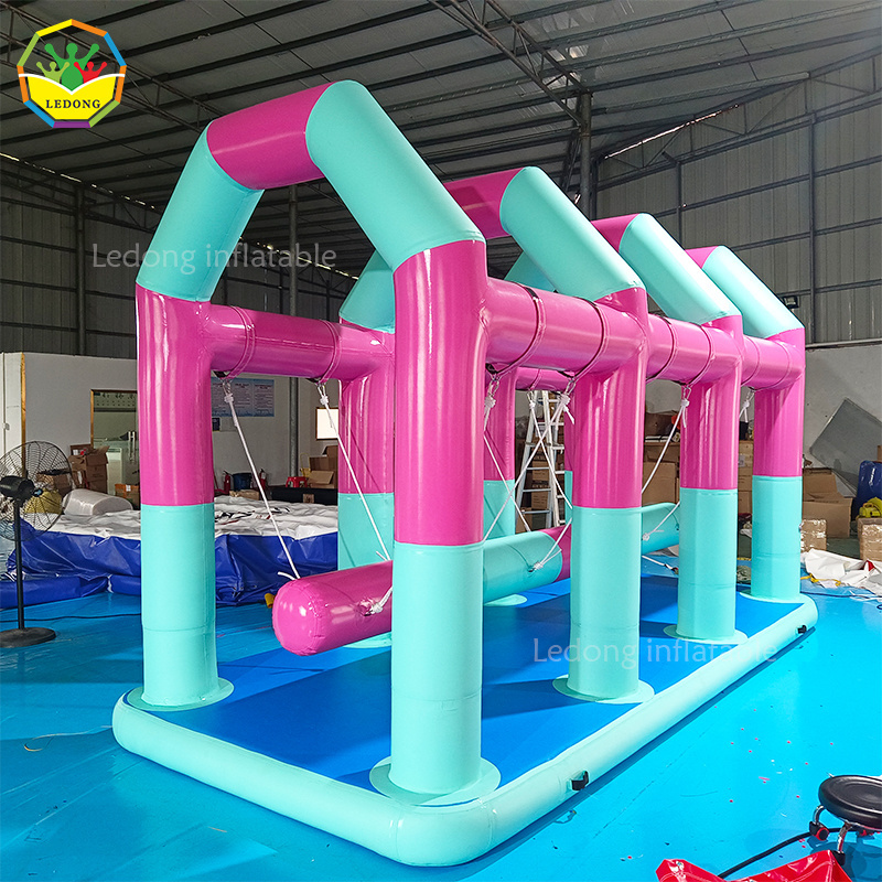 Factory New design sports game inflatable crab claw swing chair, swing seesaws,thousands full and swing boats