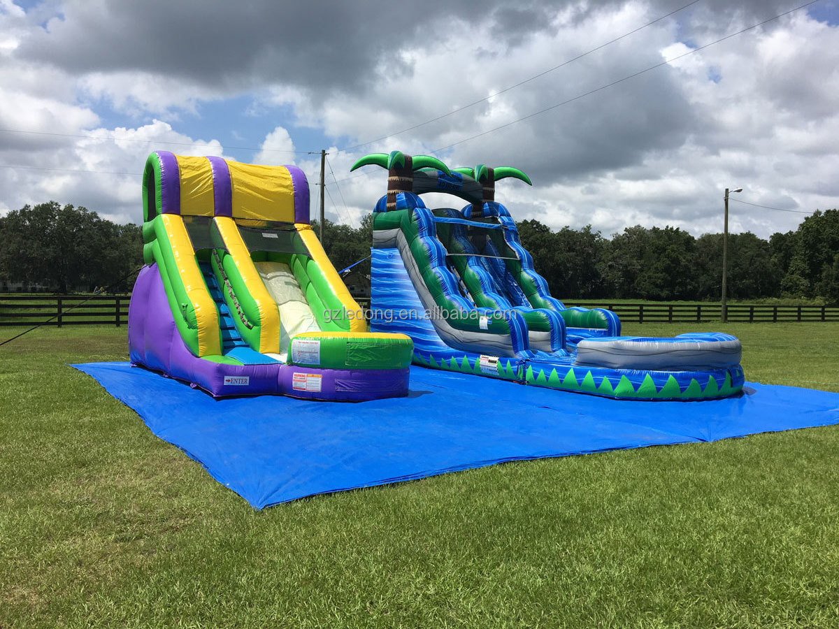 Outdoor Jump Jumper Inflatable Combo Adult Bouncer Pvc Jumping Castle Bounce House And Water Slide Party Rental For Kids