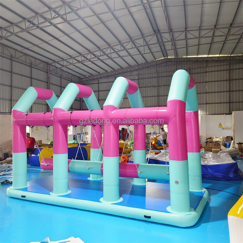 Factory New design sports game inflatable crab claw swing chair, swing seesaws,thousands full and swing boats