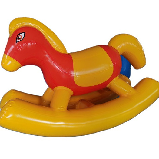 Inflatable Animals Ride on toys Rocking Horse Animal Riding Toys Ride on inflatable pony rocking horse for Kids