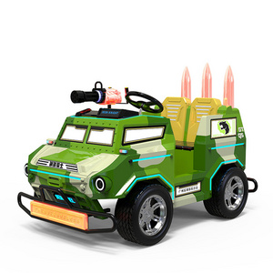 Four-wheeled armored vehicle light vehicle bumper car plaza car amusement park bumper ride on happy car