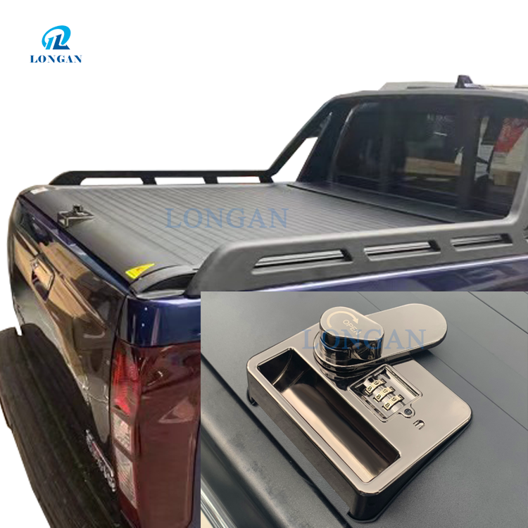 Custom Car Accessories Retractable Roll Up Tonneau Cover With Lock For all pickup