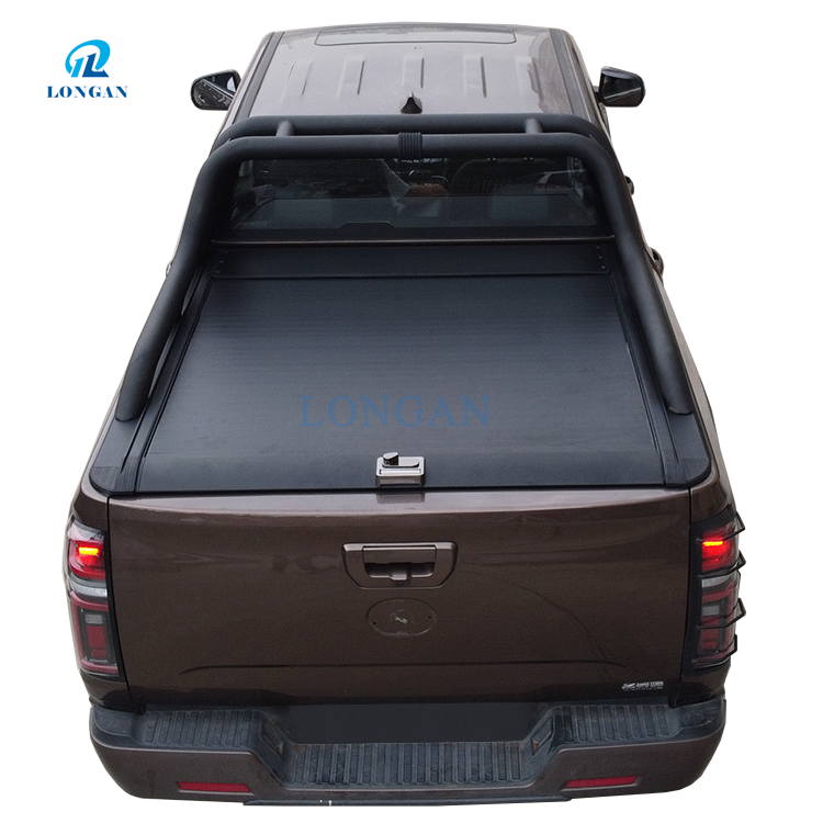 Custom Car Accessories Retractable Roll Up Tonneau Cover With Lock For all pickup